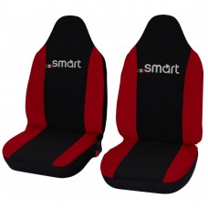Coprisedili Smart fortwo - Prima Serie W450 (1998-07) - bicolore nero rosso